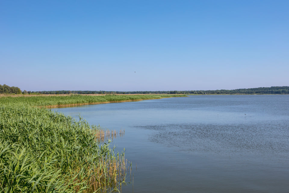 Ein traumhaft blauer See